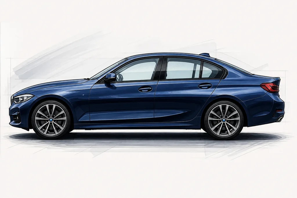 Sample 2D vehicle sketch